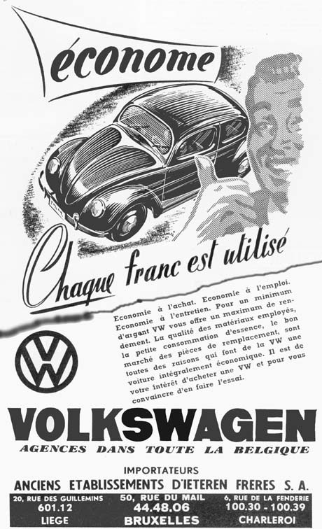 Volkswagen Coccinelle (de 1938 a 2003) (Publicite)